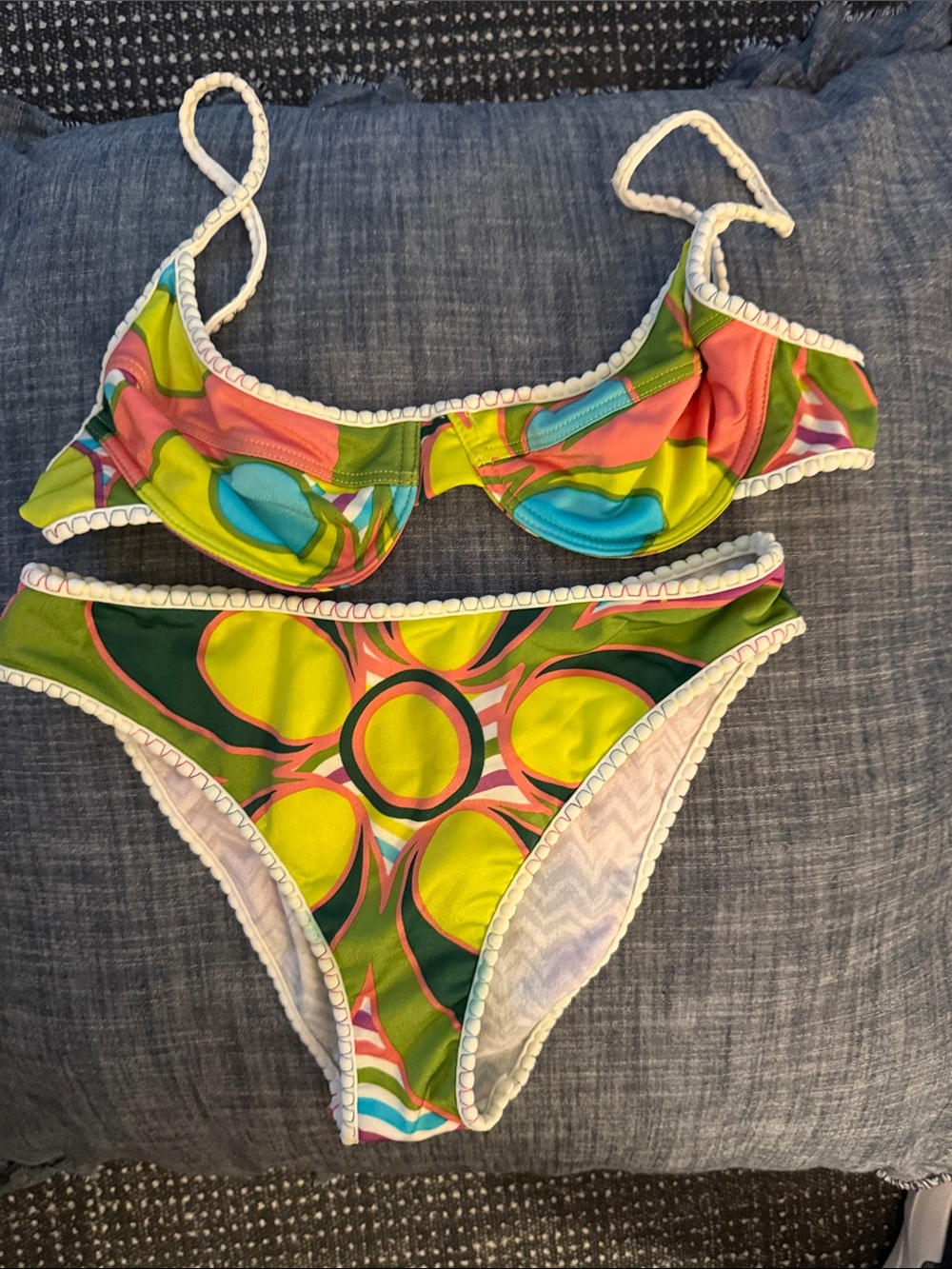 Missoni Abstract Print Bikini Set Size Italian 42 (US 6)